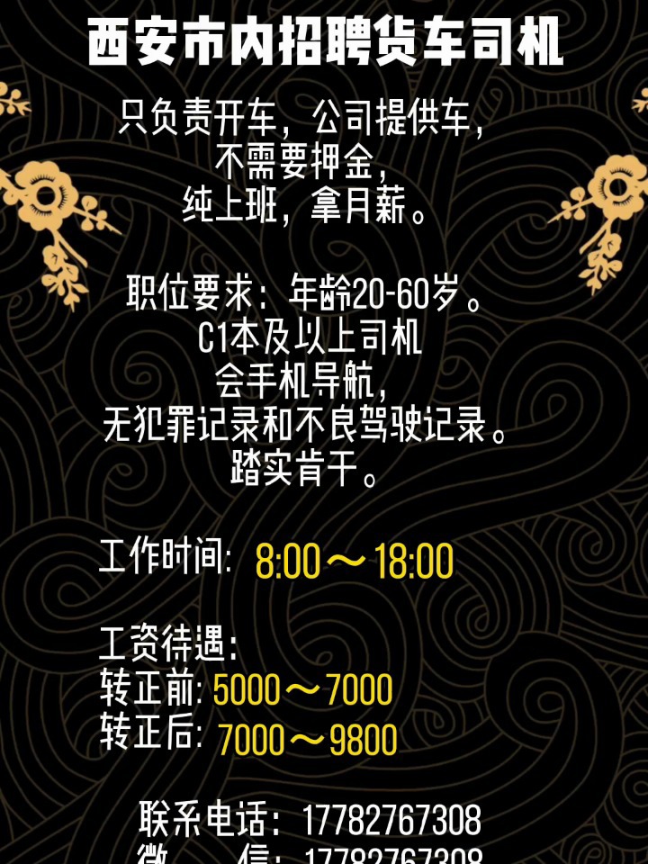 西安小车司机最新招聘,西安小车司机最新招聘，驾驭未来，从学习开始